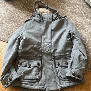 Moncler Cream wool Quilted Jacket